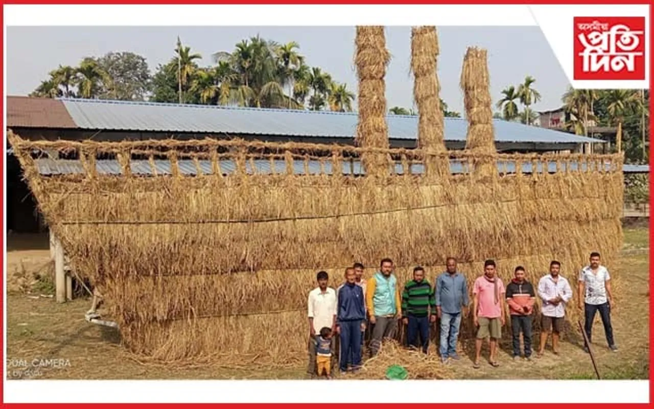 টাইটানিকৰ আৰ্হিত নিৰ্মিত ভেলাঘৰে দৃষ্টি কাঢ়িছে বেবেজীয়াবাসীৰ