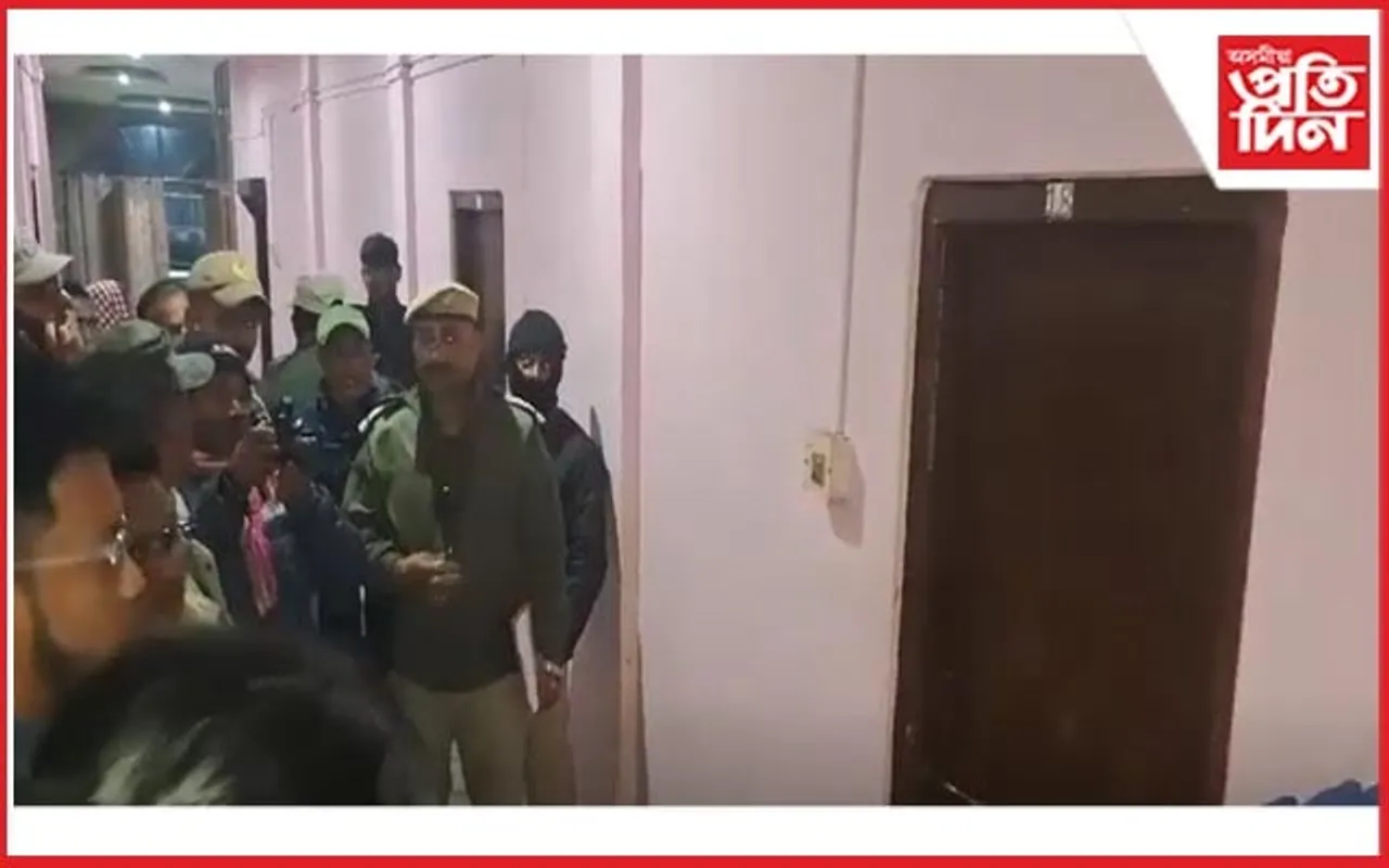 হোটেলৰ কোঠাত ওলমি থকা অৱস্থাত যুৱতীৰ মৃতদেহ উদ্ধাৰ