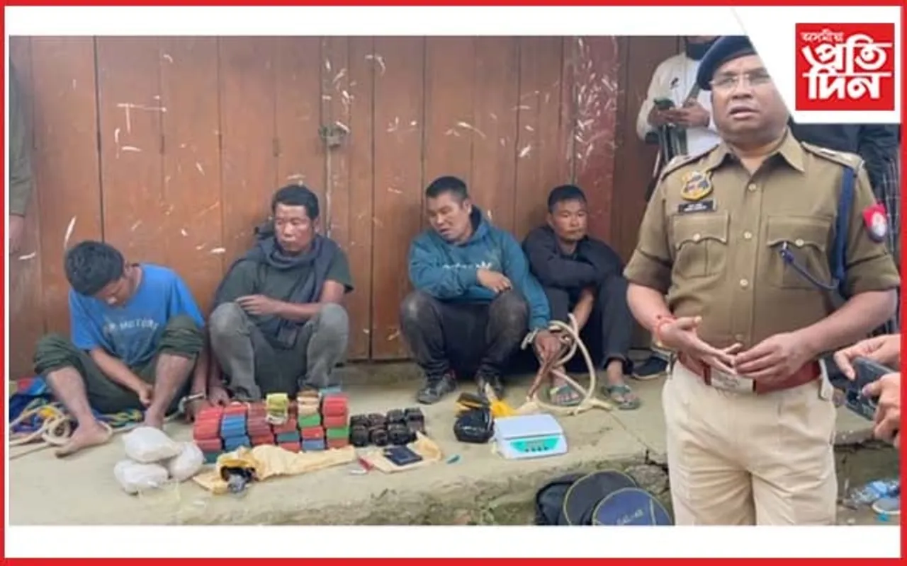 কাছাৰত কোটি টকাৰ য়াবা টেবলেটসহ ৪জন সৰবৰাহকাৰীক গ্ৰেপ্তাৰ