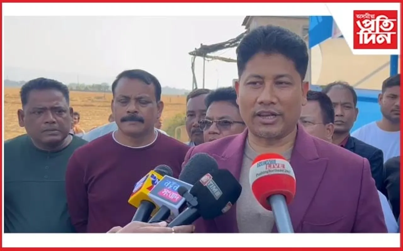 ঐতিহ্যমণ্ডিত আঁহতগুৰিৰ ম'হযুঁজ আৰু ভোগালী উৎসৱৰ প্ৰস্তুতিৰ বুজ ল'লে মন্ত্ৰী পীযুষ হাজৰীকাই