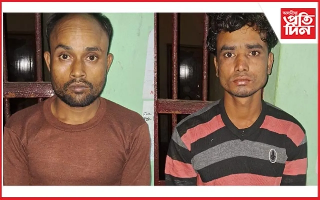 কাছাৰত পিস্তল, সোণৰ বিস্কুটসহ দুই যুৱক গ্ৰেপ্তাৰ