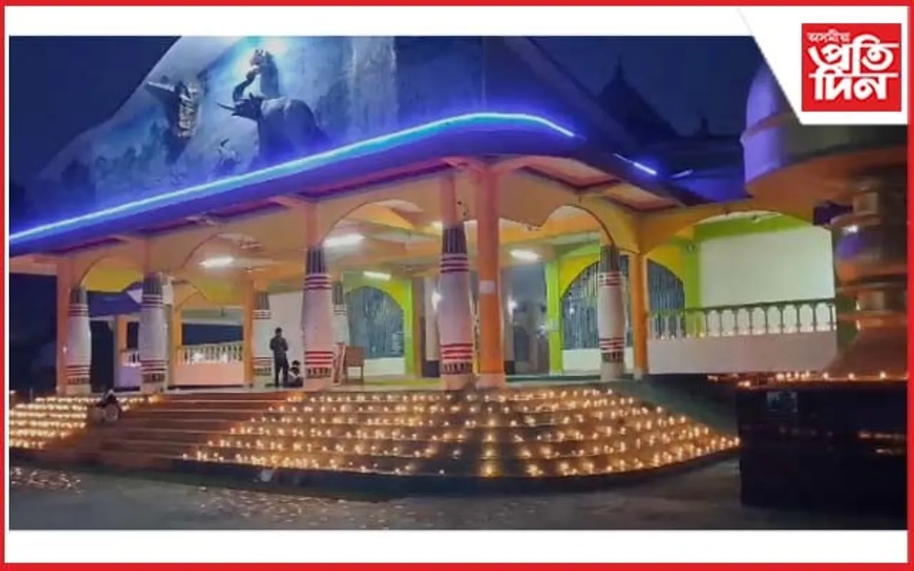 ৰাম মন্দিৰৰ প্ৰাণ প্ৰতিষ্ঠা : আঠখেলীয়া নামঘৰত ৫০ হাজাৰ বন্তি প্ৰজ্বলন