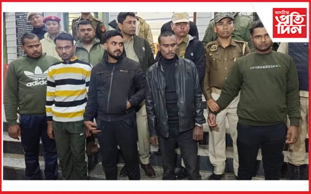কৰিমগঞ্জ আৰক্ষীৰ বৃহৎ সফলতাঃ আন্তঃৰাজ্যিক গাড়ী চোৰ চক্ৰ উৎখাত