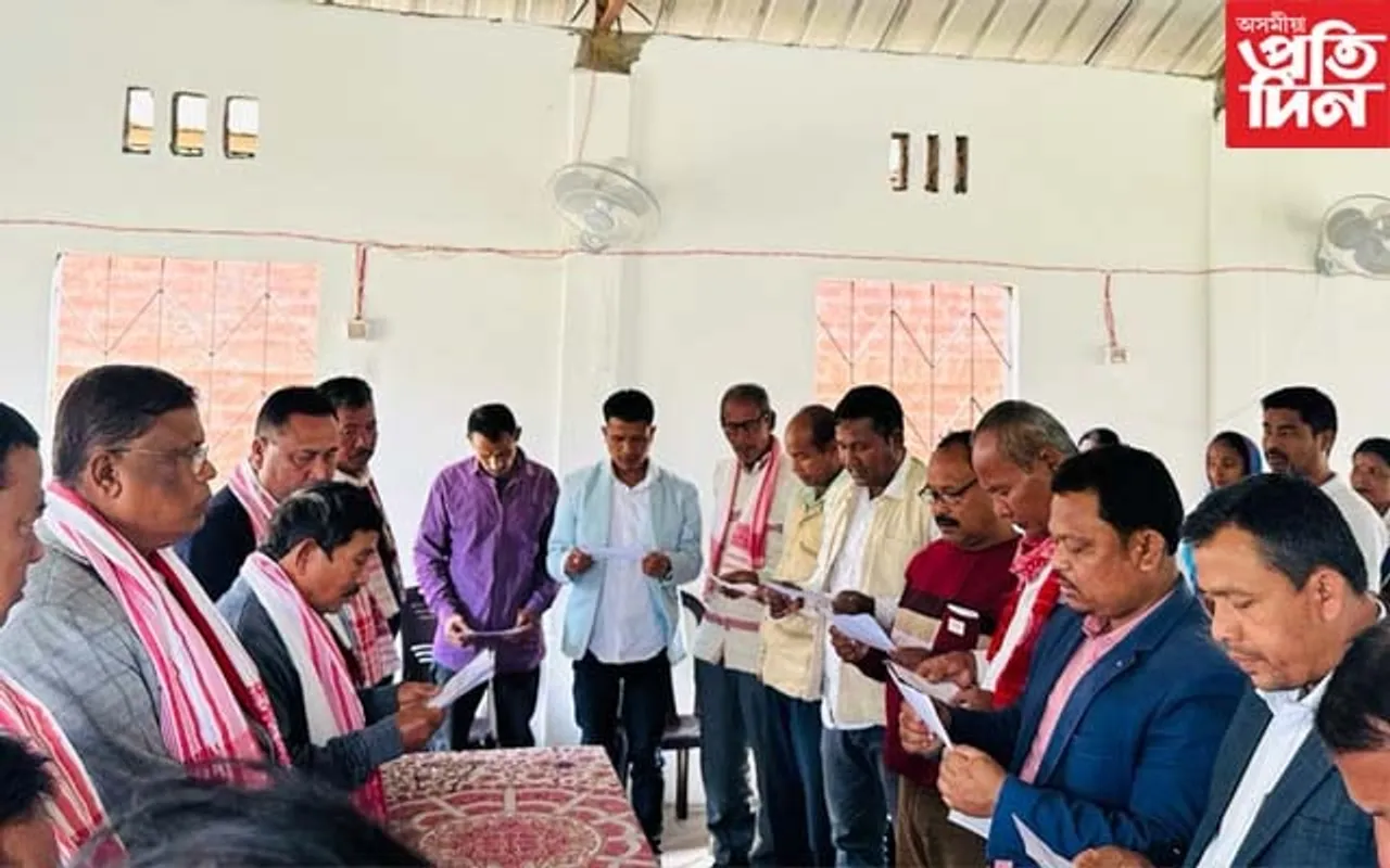 অগপৰ চিচিবৰগাঁও বিধান সভা সমষ্টিৰ বিষয়ববীয়াৰ কাৰ্যভাৰ আৰু শপত গ্ৰহণ...