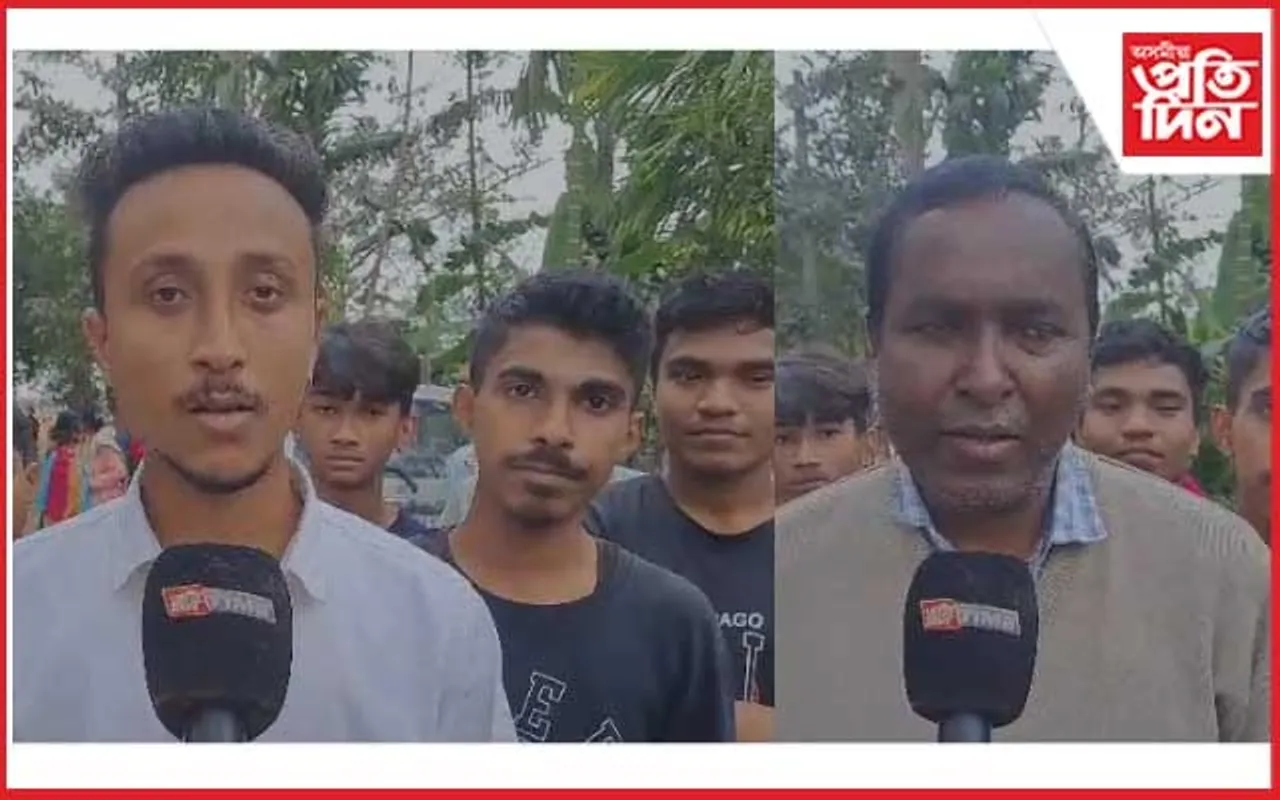 বৰহোলা ইকৰাণি পঞ্চায়তৰ অন্তৰ্গত বিধস্ত পথ মেৰামতি দাবীত উত্তাল প্ৰতিবাদ