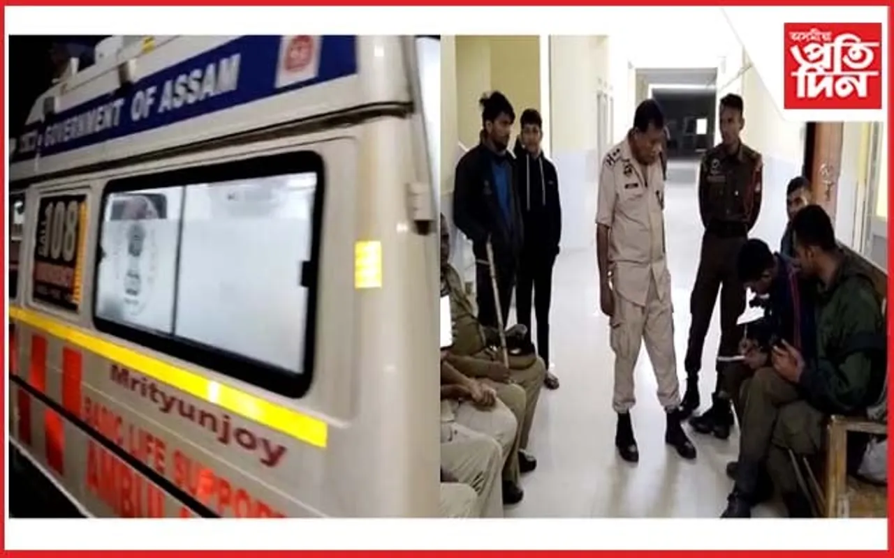 লামডিঙত পথ দুৰ্ঘটনাঃ কেইবাজনো সেনা জোৱান আহত