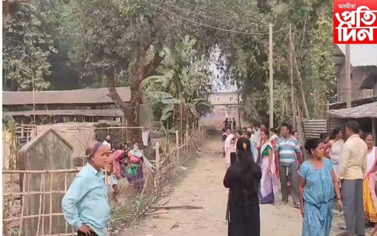 বজালীৰ এখন বিদ্যালয়ৰ মাটি দখলক কেন্দ্ৰ কৰি উত্তপ্ত পৰিস্থিতি