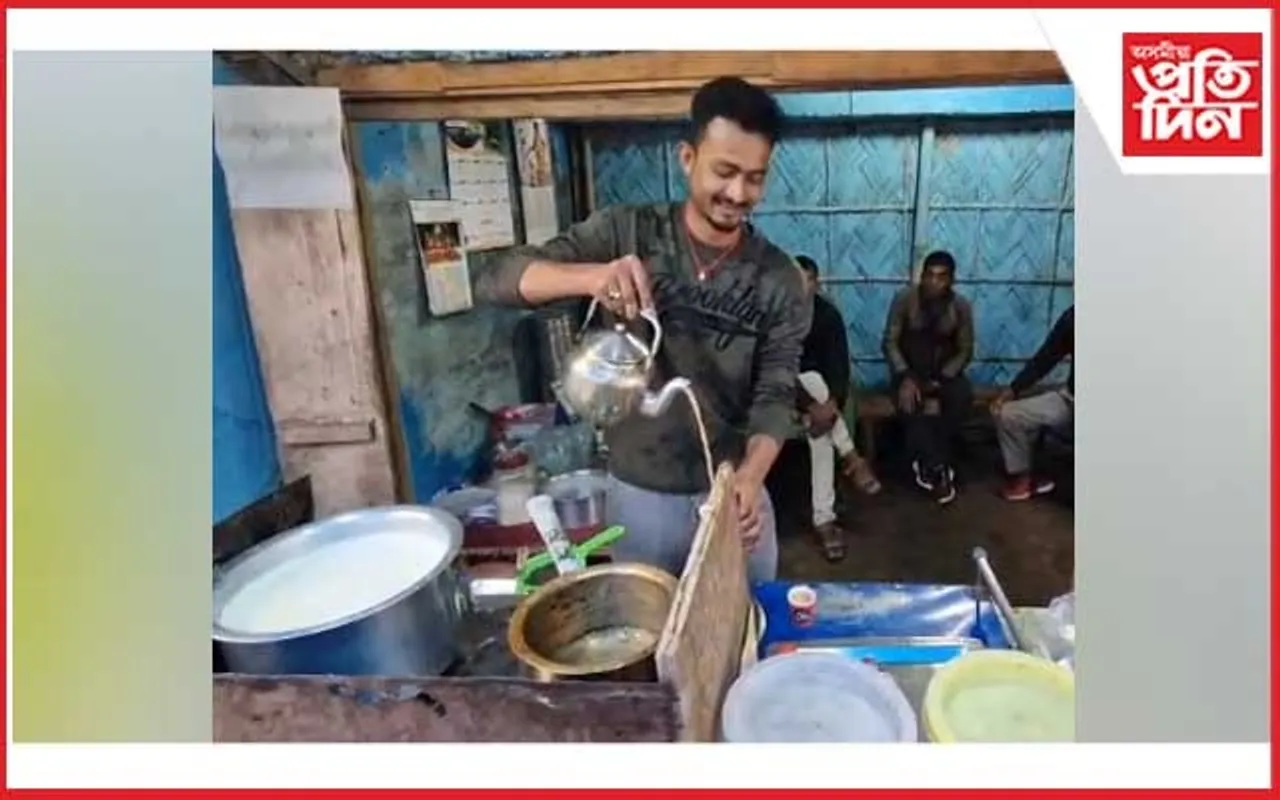 চাহৰ দোকানৰে  স্বাৱলম্বীতাৰ নিদৰ্শন শিক্ষিত নিবনুৱাৰ