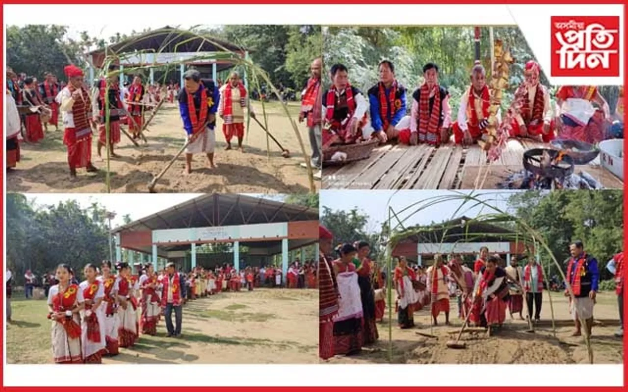 বৰহোলা বালিজান মিচিং গাঁৱত আলি আঃয়ে লৃগাং উদযাপন 