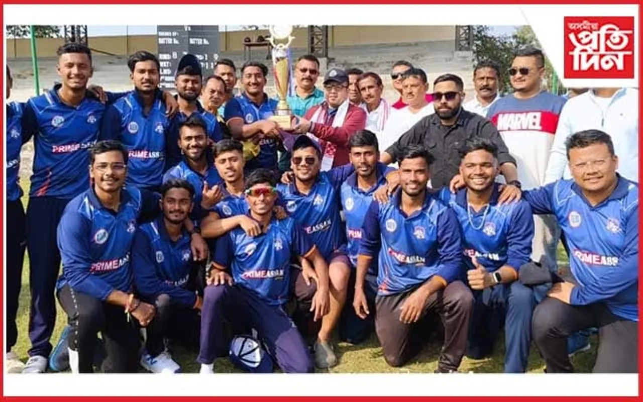 যোৰহাট 'বি' ডিভিজন ক্ৰিকেট লীগ সম্পন্ন : দিগন্ত ক্লাৱ চেম্পিয়ন