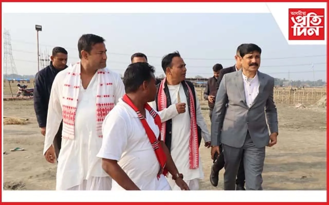 শ্ৰীমন্ত শংকৰদেৱ সংঘৰ অধিৱেশনৰ প্ৰস্তুতিৰ বুজ ল'লে বিধায়ক ভৱেশ কলিতাই