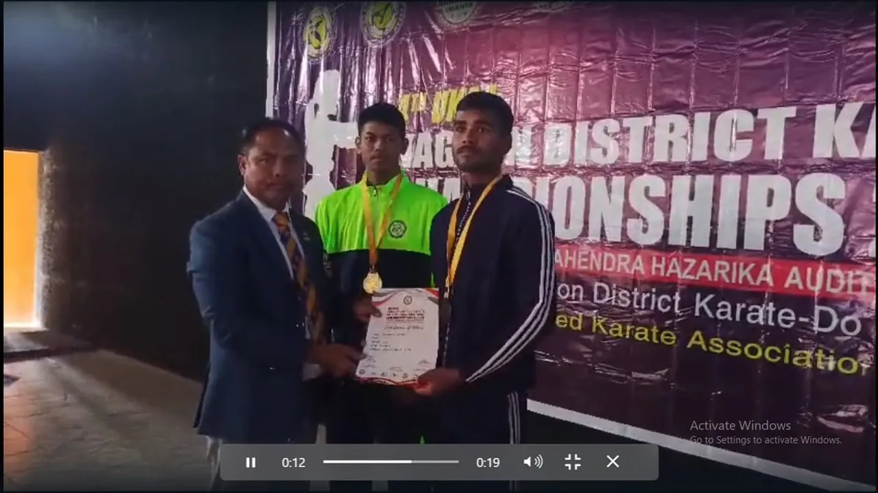 ৰহাত ৰাষ্ট্ৰীয় পৰ্যায়ত সাফল্য লাভ কৰা ৩ গৰাকী কাৰাটে খেলুৱৈক সম্বৰ্ধনা...

