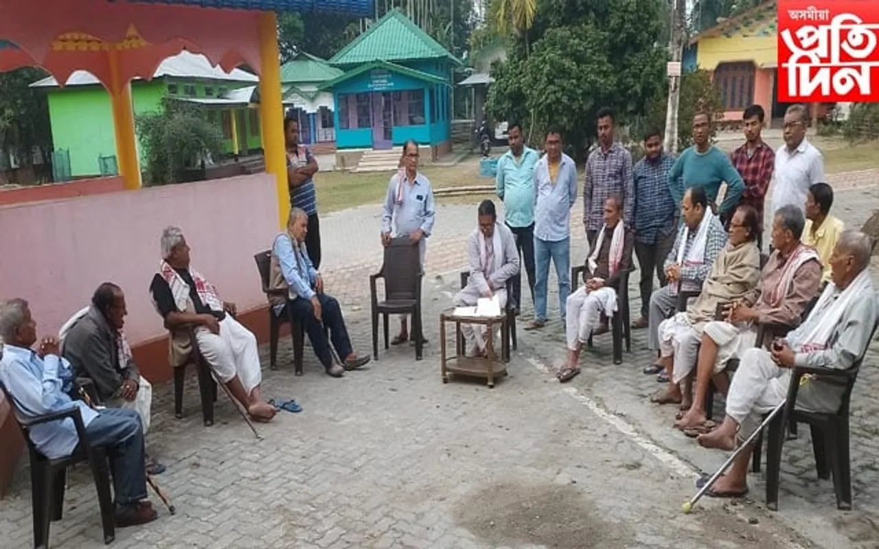 শ্ৰী শ্ৰী নৰোৱা কুজিসত্ৰৰ ৩৭৫ বছৰীয়া প্ৰতিষ্ঠা দিৱস উদযাপনৰ বাবে সমিতি গঠন