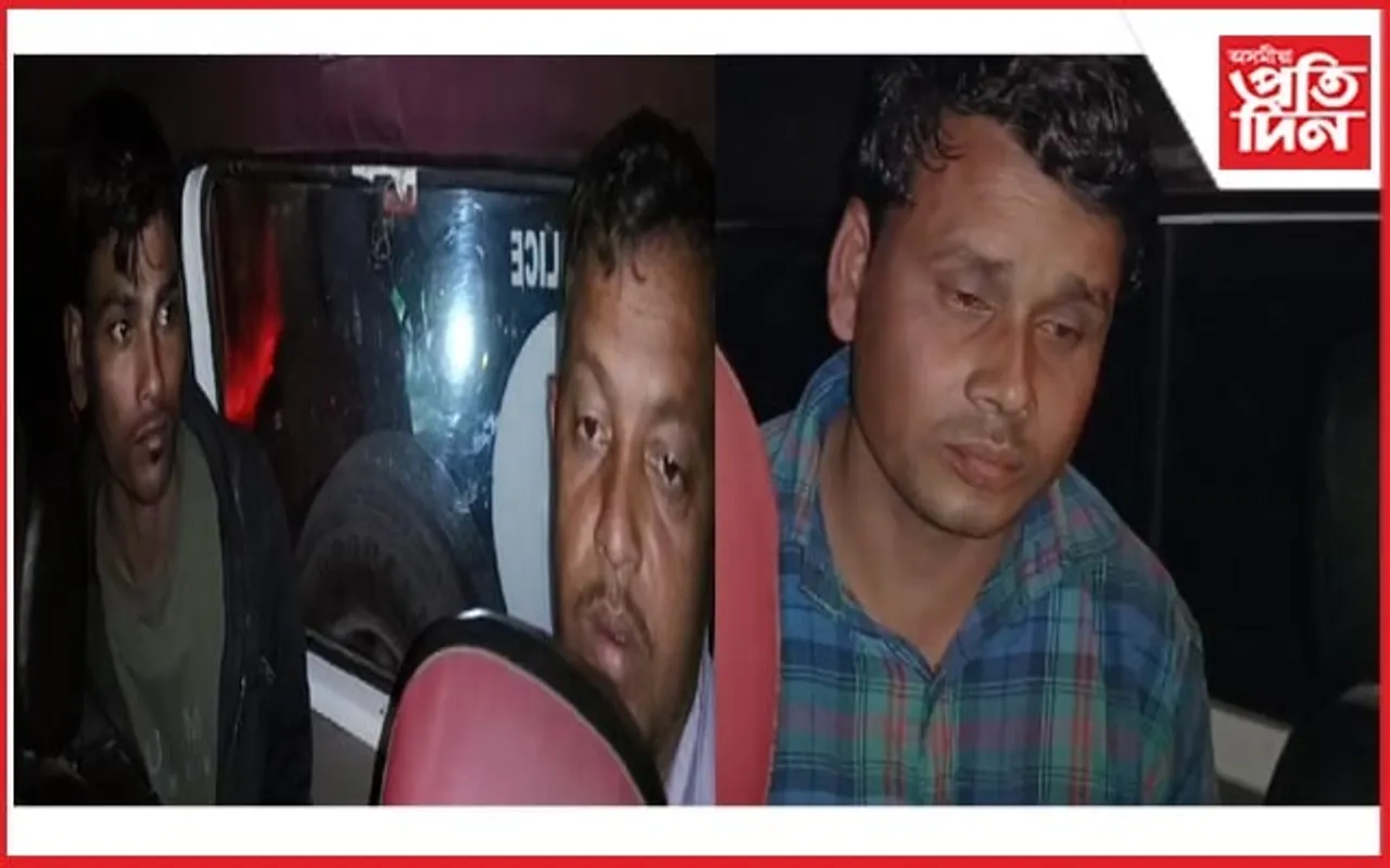 ৰঙাপৰাত ১৯ টাকৈ চোৰাং গৰুসহ বাহন জব্দ, তিনিজনক আটক 