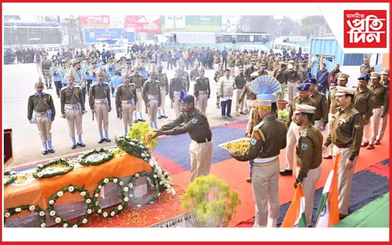 বৰঝাৰত বীৰ ছহিদ লম্বোধৰ সিংহক সামৰিক মৰ্যাদা