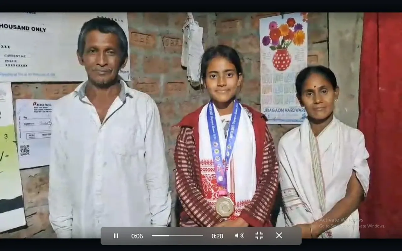 North East Olympic - 2024”ত স্বৰ্ণ বিজয়ী পাহি স্বগৃহত উপস্থিত...