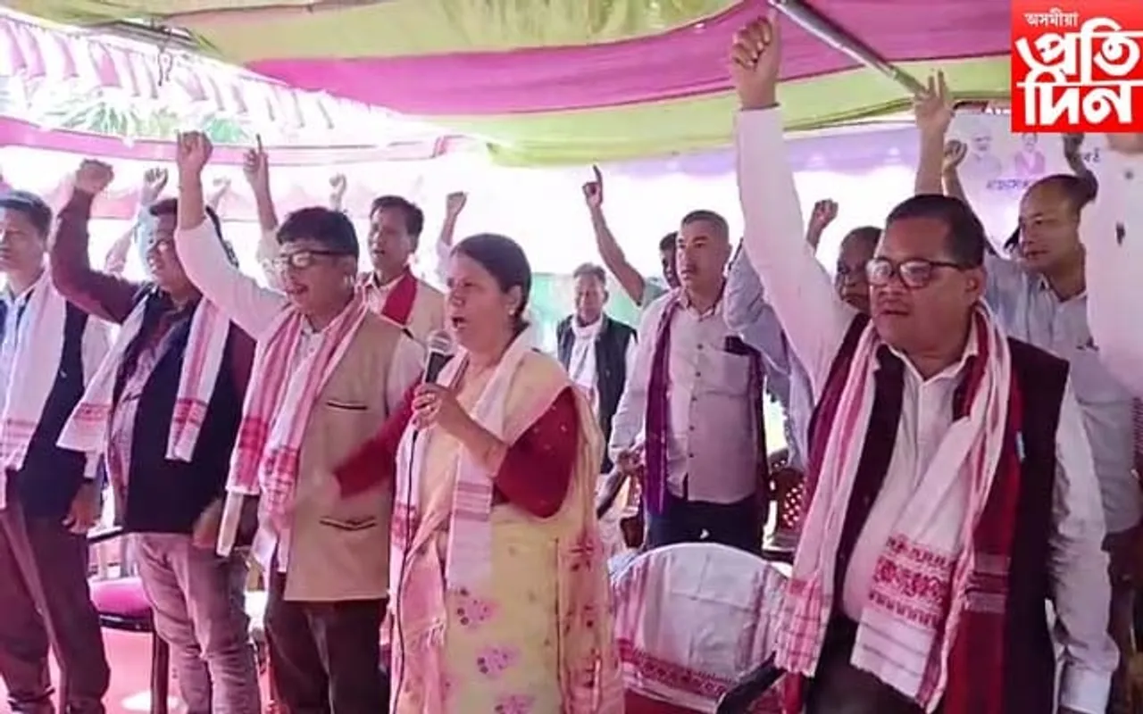কাজিৰঙা লোকসভা সমষ্টিত নিৰ্বাচনী ৰণডংকা বজালে কামাখ্যা প্ৰসাদ তাছাই