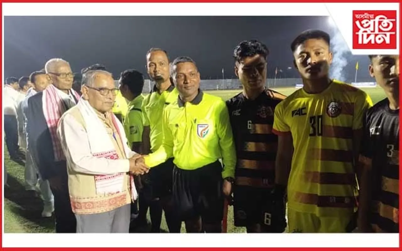 যোৰহাটত এটিপিএ শ্বিল্ড ফুটবল আৰম্ভ