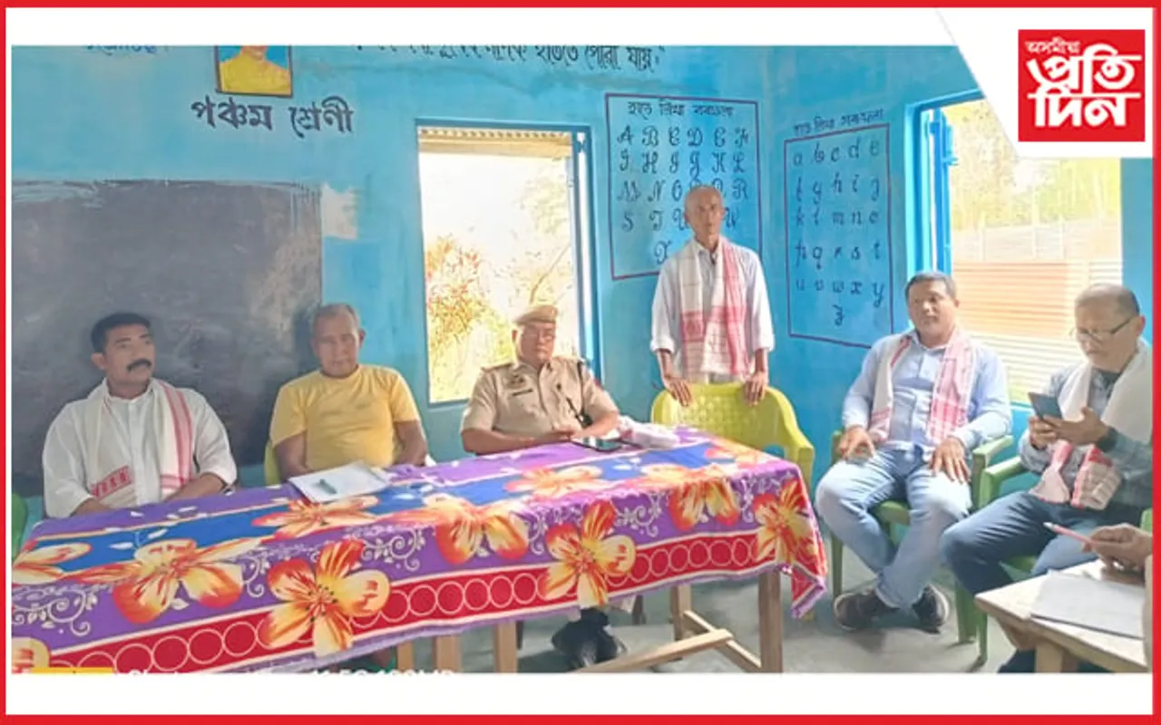 জয়াপথাৰ গাঁওৰক্ষী বাহিনী গঠন...