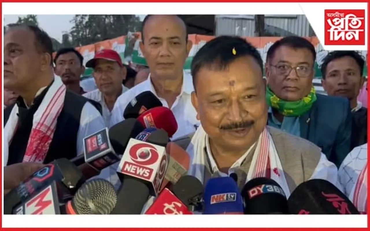 টিকট লাভৰ পিছতেই ধেমাজিত উপস্থিত লোকসভা নিৰ্বাচনৰ কংগ্ৰেছ প্ৰাৰ্থী উদয় শংকৰ হাজৰিকা