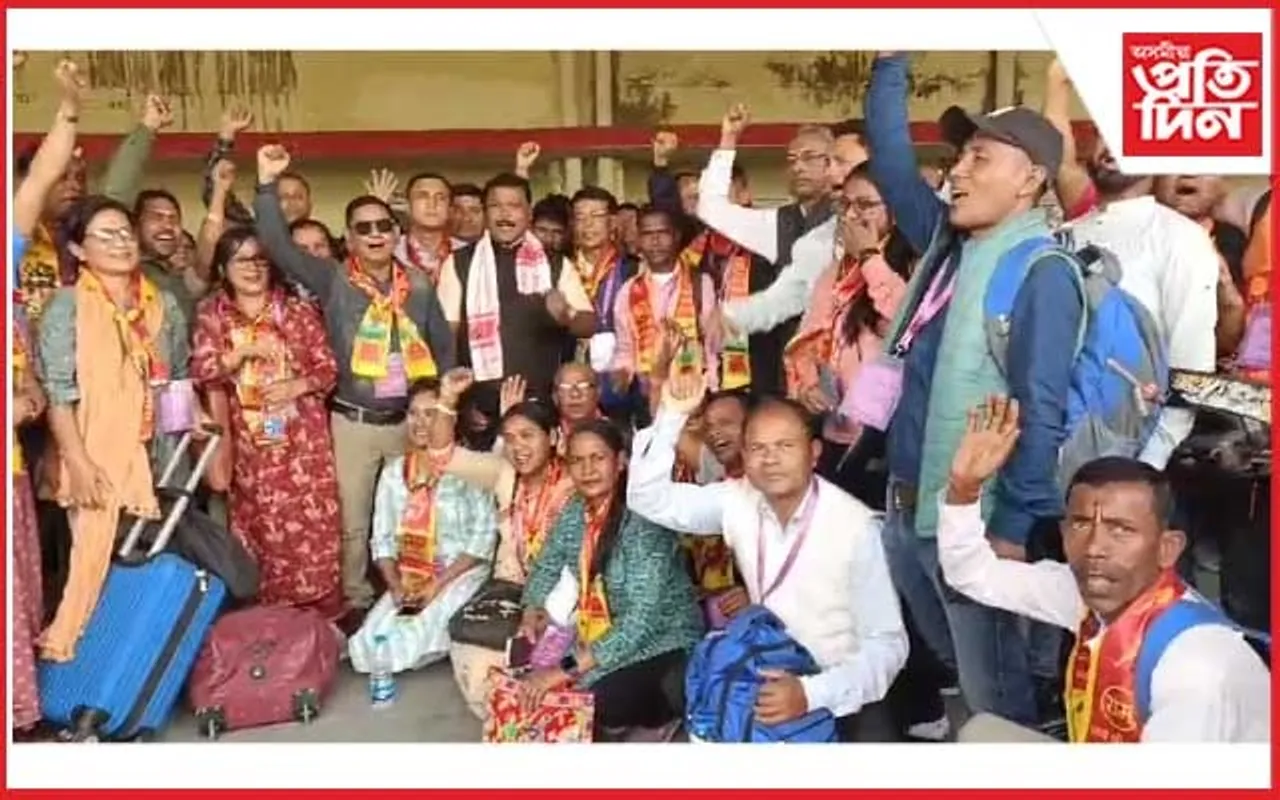 বিশ্বনাথৰ পৰা ২০৫ গৰাকী ৰামভক্তৰ অযোধ্যা যাত্ৰা