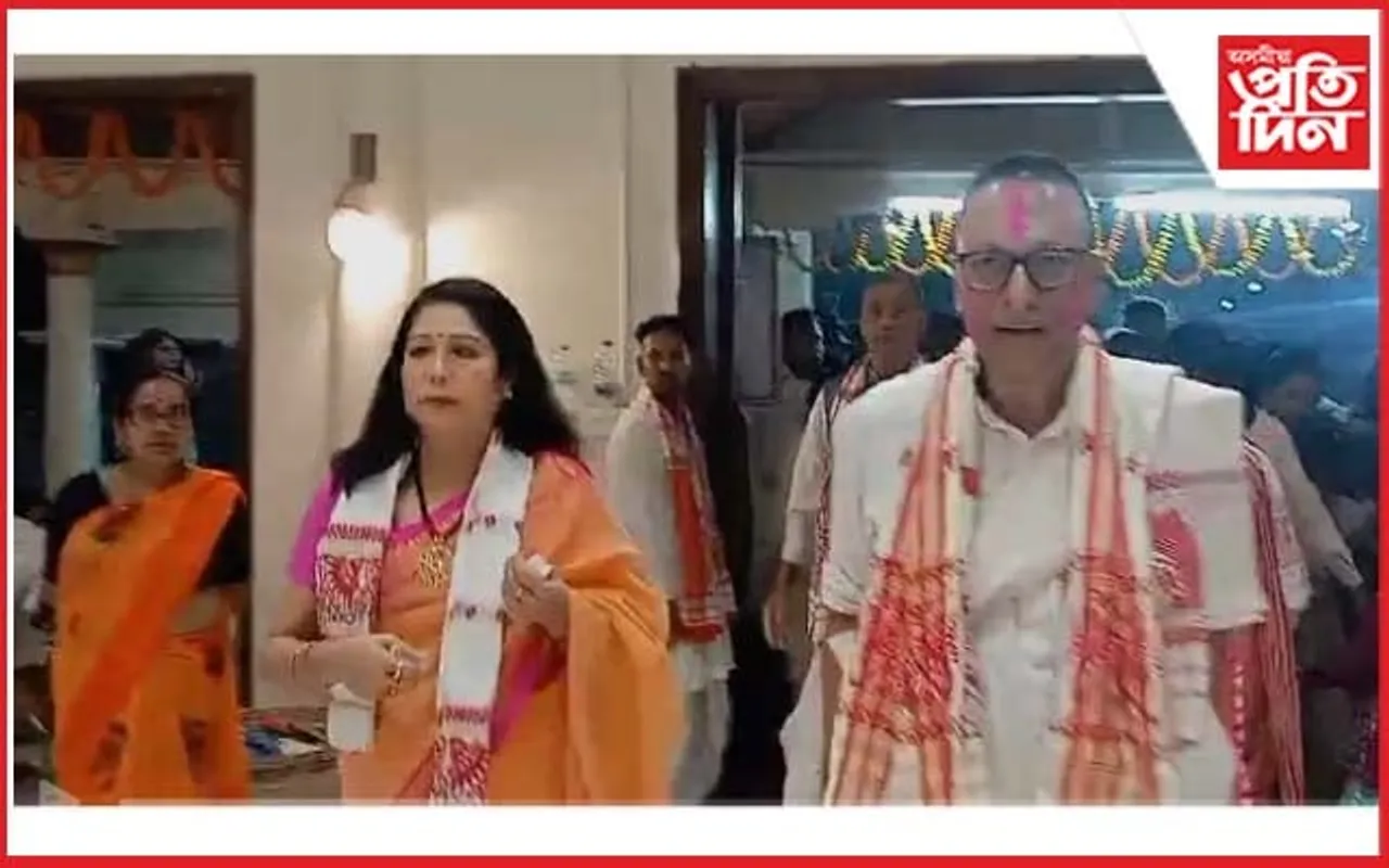 দৌল পূৰ্ণিমাত বটদ্ৰৱা থানত সেৱা ল'লে নগাঁৱৰ কংগ্ৰেছ প্ৰাৰ্থী প্ৰদ্যুৎ বৰদলৈয়ে