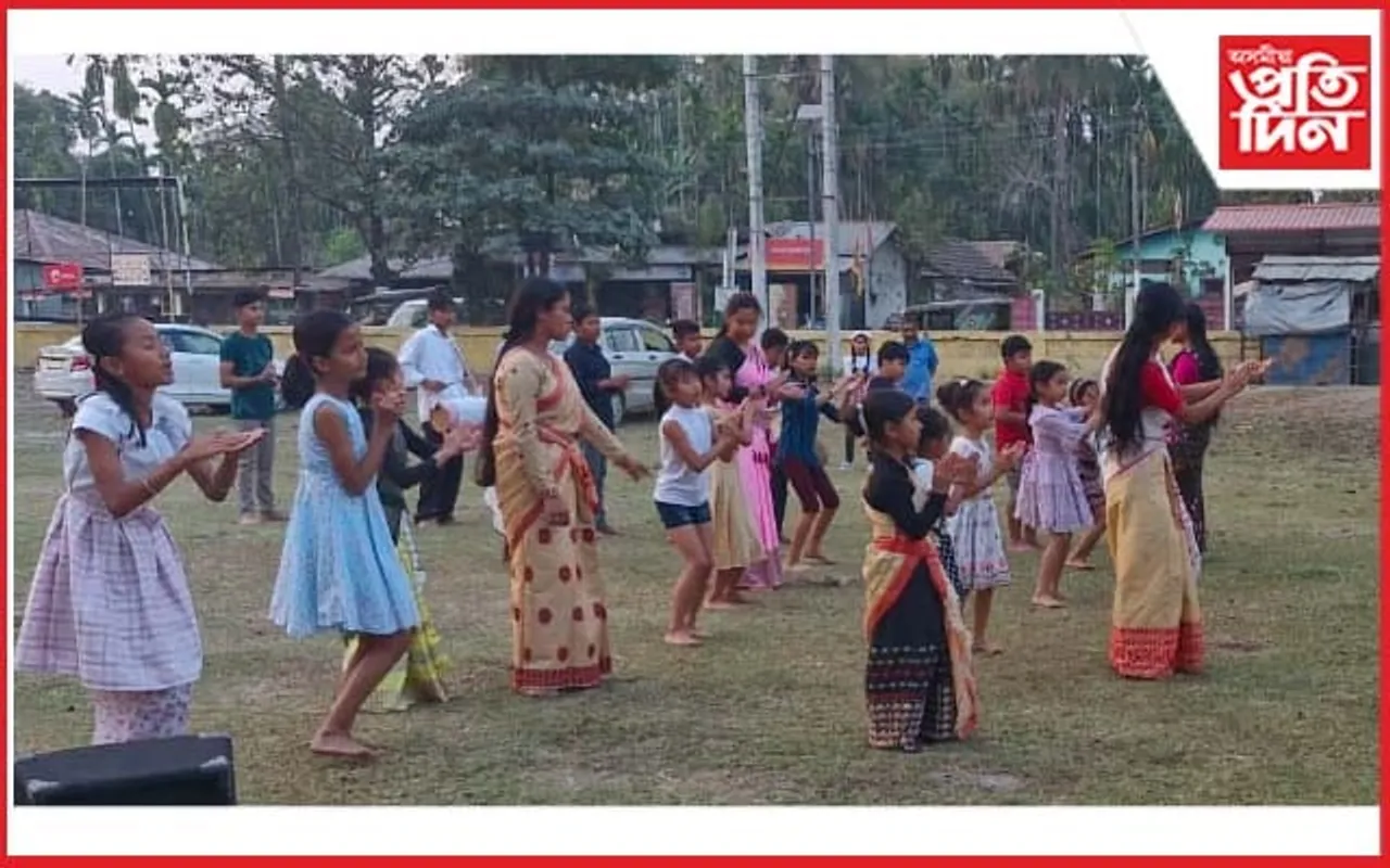 ওৰাঙত 'প্ৰয়াস'ৰ বিহু কৰ্মশালা আৰম্ভ...