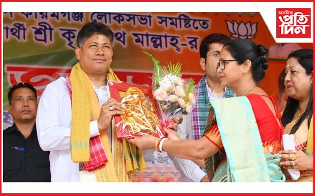 দলীয় প্ৰাৰ্থীৰ হৈ নিৰ্বাচনী প্ৰচাৰত ব্যস্ত মন্ত্ৰী পীযুষ : সহস্ৰাধিক লোকৰ বিজেপিত যোগদান
