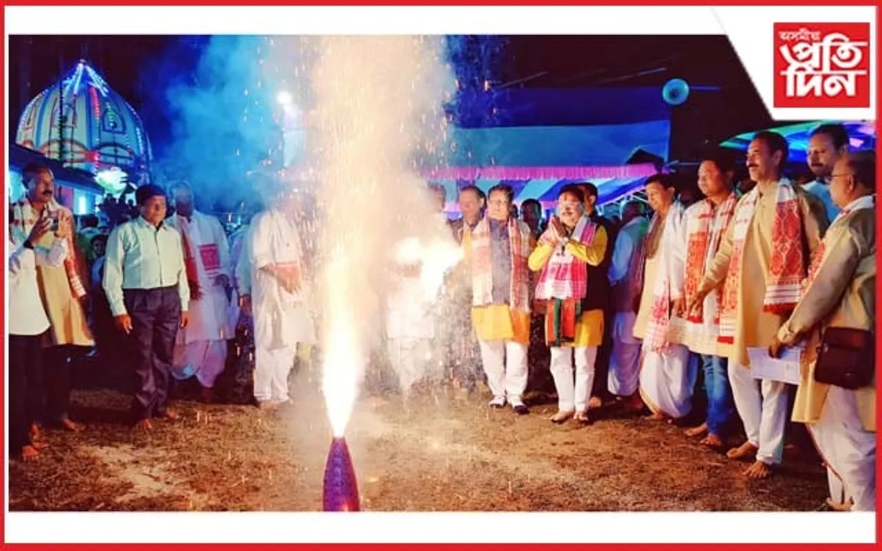 ওদালগুৰিত শ্ৰীশ্ৰীকৃষ্ণৰ দৌল মহোৎসৱৰ শুভাৰম্ভ