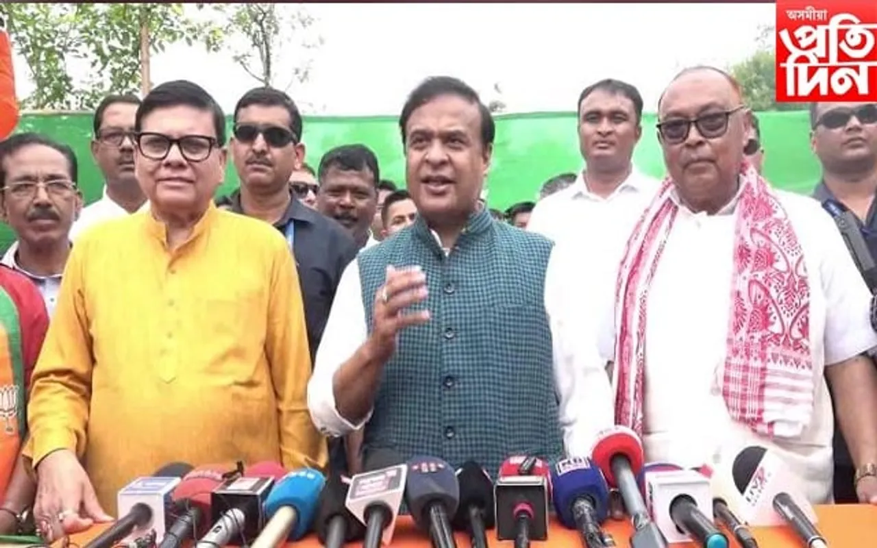  কংগ্ৰেছ প্ৰাৰ্থী প্ৰেমলাল গঞ্জুৱে এইবাৰহে ভোট দিব কংগ্ৰেছৰ চিনত, আগতে বিজেপি আছিলঃ হিমন্ত বিশ্ব