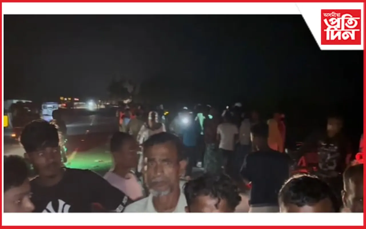 কচাৰী ভেটি টুপ গাঁৱত ভয়ংকৰ পথ দুৰ্ঘটনা