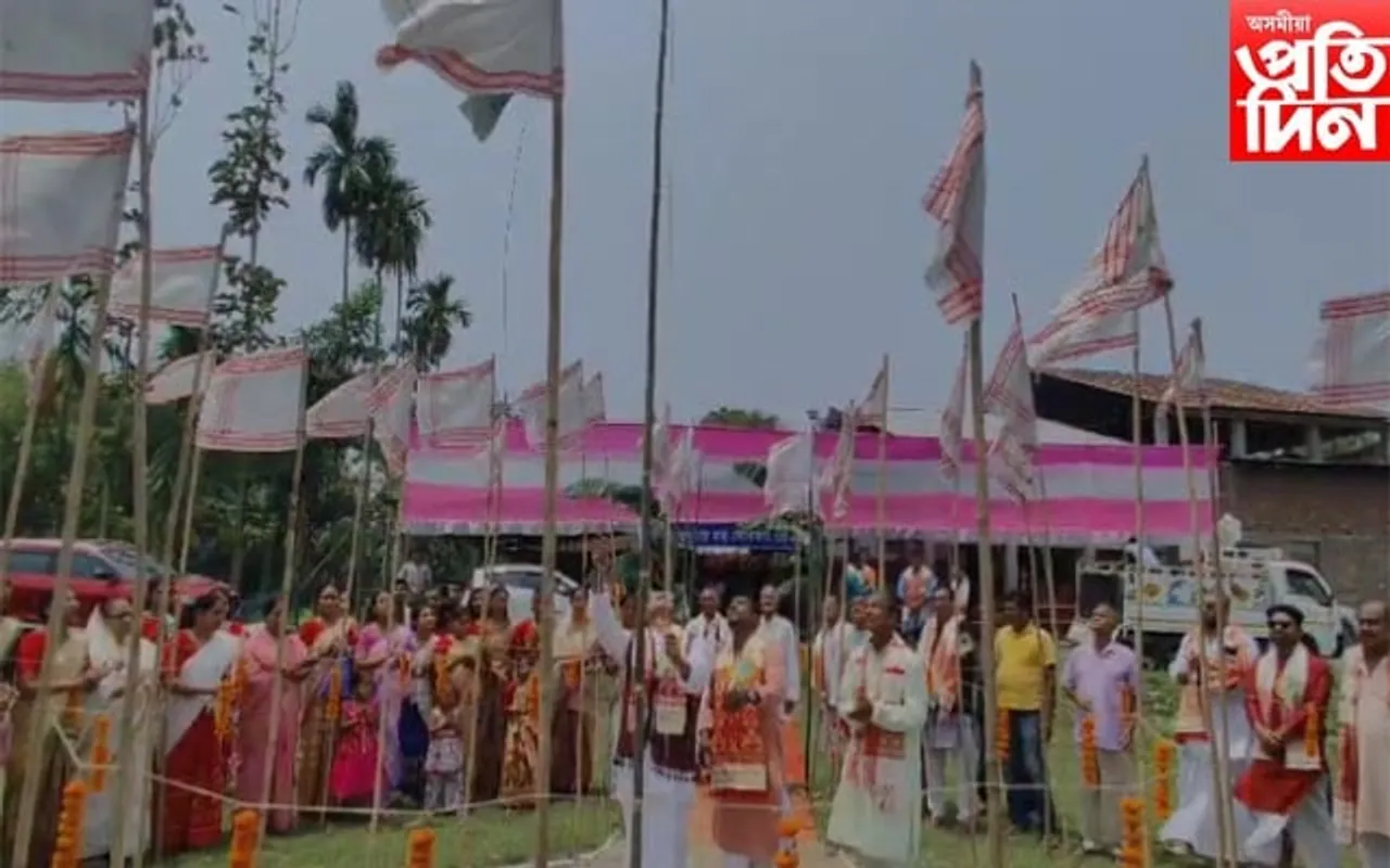 নগাঁৱৰ পোতনিত "নৱৰং"ৰ ৰঙালী বিহু উদযাপন 