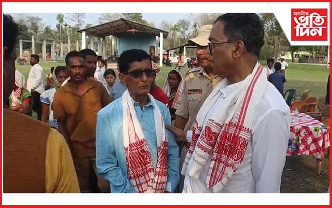 বিহালীত প্ৰেমলাল গঞ্জুৰ হৈ পৱন সিং ঘাটোৱাৰৰ নিৰ্বাচনী প্ৰচাৰ সভা... 