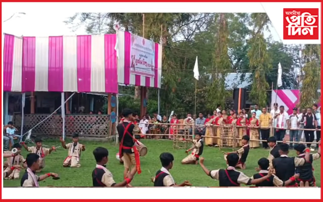 চৰাইদেউ আঞ্চলিক ছাত্ৰ সন্থাৰ উদ্যোগত মুকলি বিহু উদযাপন