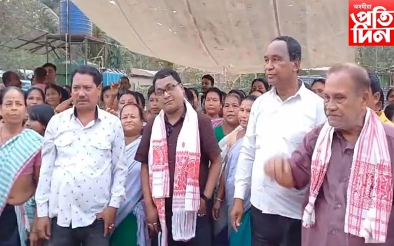 কোকৰাঝাৰত অবড়ো সুৰক্ষা সমিতিৰ সমৰ্থিত প্ৰাৰ্থী জোন দাসৰ নিৰ্বাচনী প্ৰচাৰ