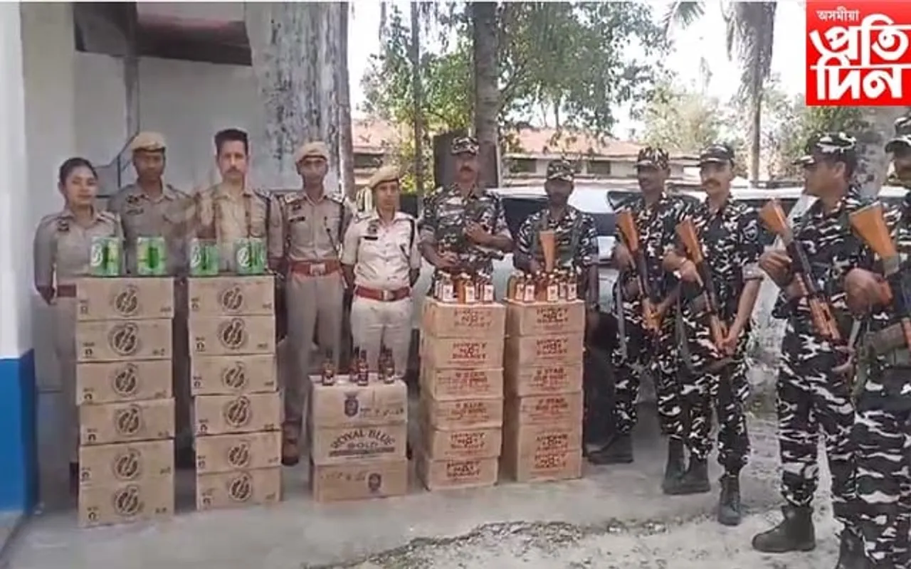 গহপুৰৰ মৰা চেঙেলীত ২৭ কাৰ্টুন অৰুণাচলী সুৰা জব্দ, আটক এজন 