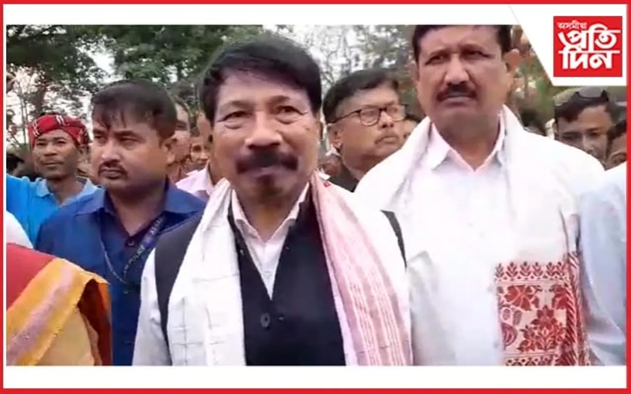 কৃষিমন্ত্ৰী অতুল বৰাৰ নিৰ্বাচনী ৰণশিঙা...