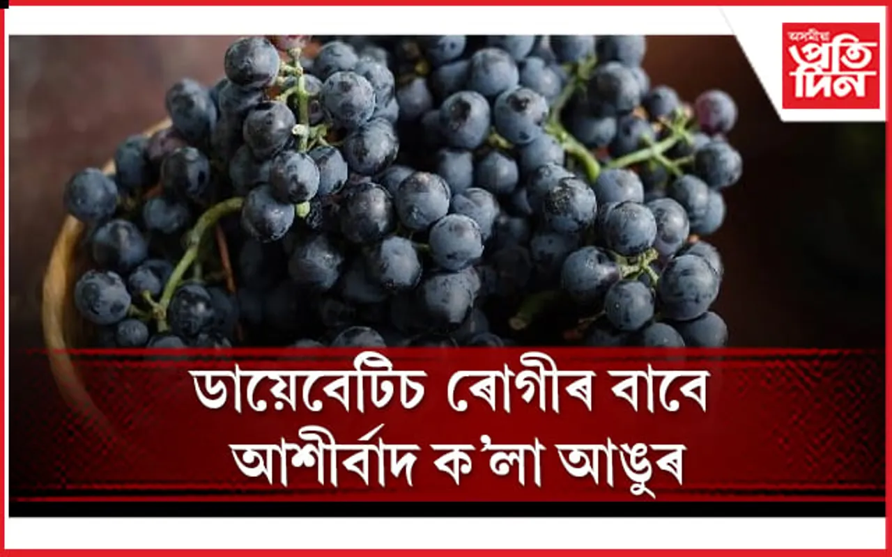 ক'লা আঙুৰৰ চমৎকাৰী স্বাস্থ্য উপকাৰিতাৰ বিষয়ে জানেনে ?