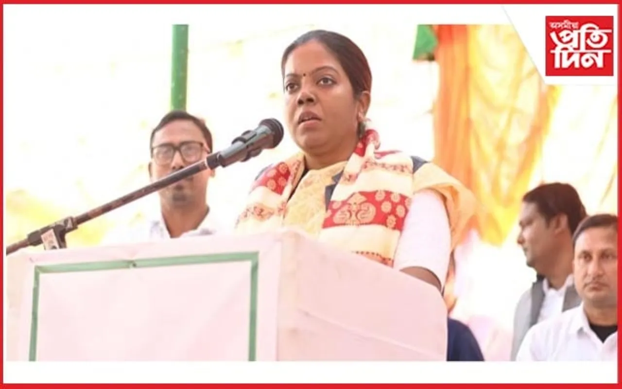 কাজিৰঙাত  ৰ'জলীনা তিৰ্কীৰ নিৰ্বাচনী প্ৰচাৰ...
