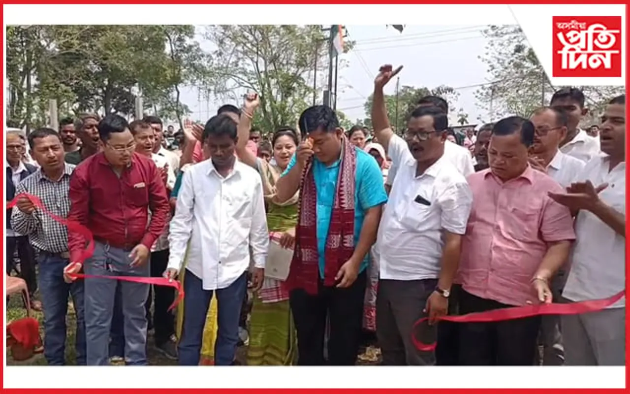 কাজলগাঁৱত বিপিএফ দলৰ নিৰ্বাচনী কাৰ্যালয় মুকলি 