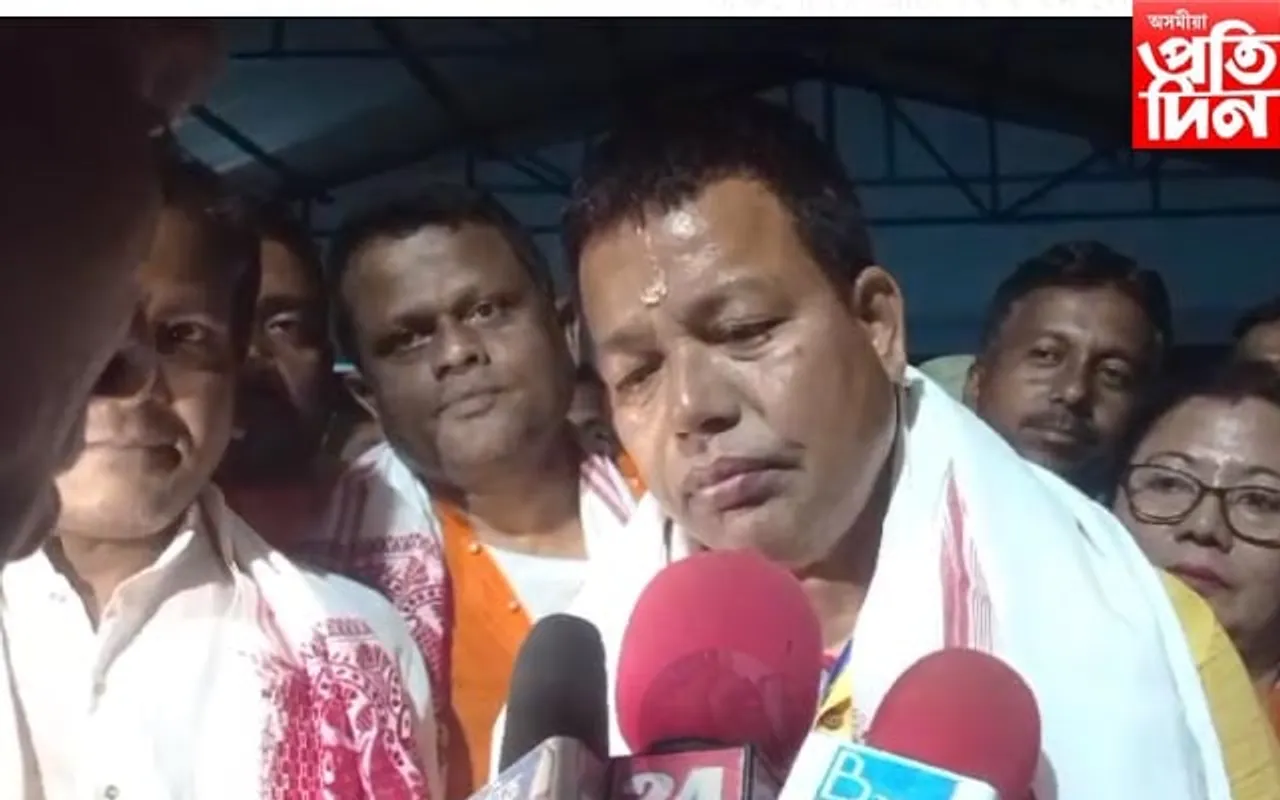 কচুৱাৰ বিভিন্ন ঠাইত সুৰেশ বৰাৰ মাৰাথান নিৰ্বাচনী সভা 