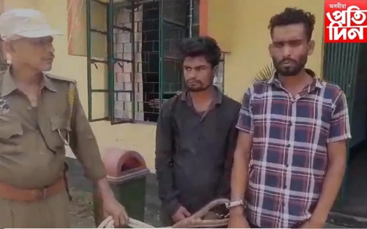 ট্ৰাক চালকক ধন দাবী কৰি গ্ৰেপ্তাৰ দুই যুৱক