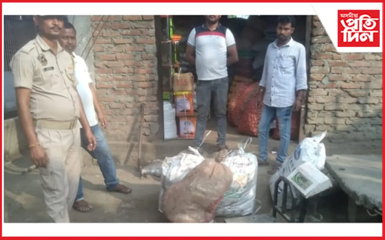 ঢকুৱাখনাত প্লাষ্টিকজাত সামগ্ৰী জব্দ