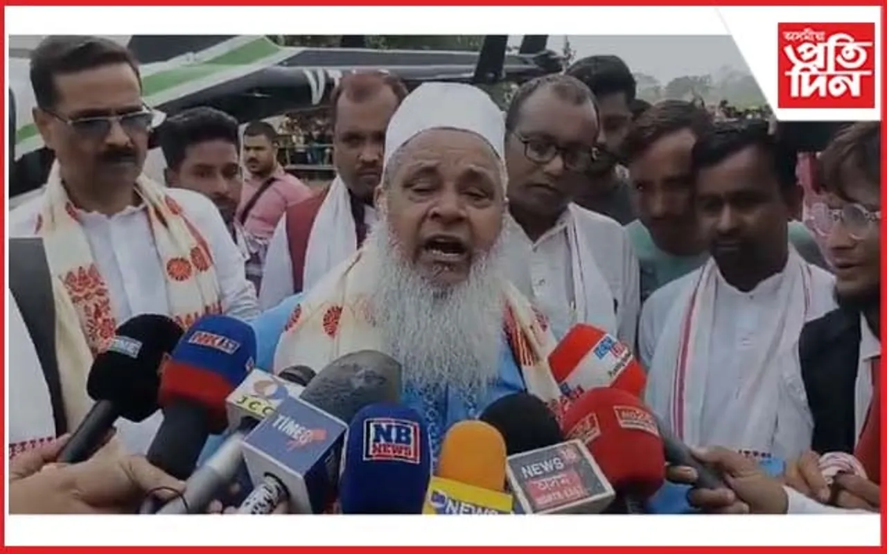 সুৰেশ বৰা আৰু প্ৰদ্যুৎ বৰদলৈক বোৰ্খা পিন্ধাৰ আহ্বান বদৰুদ্দিন আজমলৰ