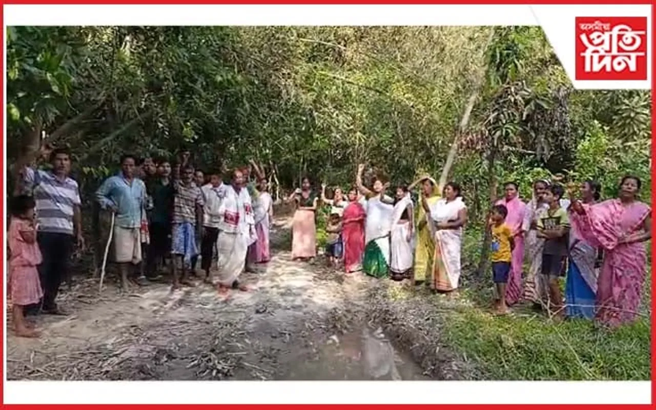 ভোট বৰ্জনৰ হুংকাৰ! চৰকাৰী সুবিধাৰ পৰা বঞ্চিত ৰহাৰ হাতীমুৰাবাসী..