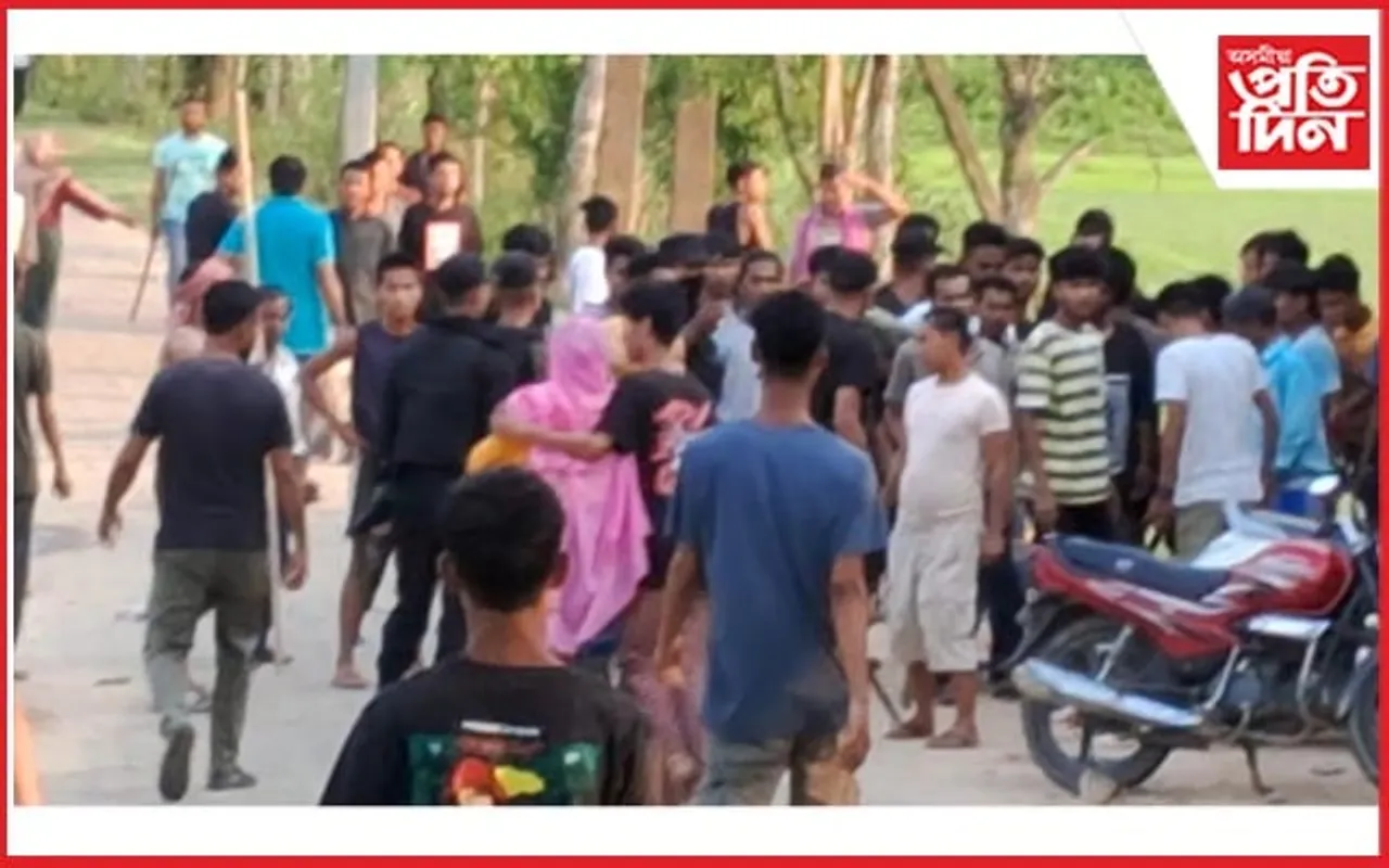 কাছাৰৰ লক্ষীপুৰত স্কুলীয়া ছাত্ৰৰ মাৰপিটক কেন্দ্ৰ কৰি দুই ফৈদৰ সংঘৰ্ষ