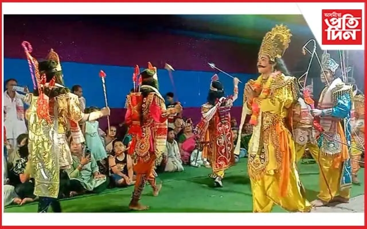 বটদ্ৰৱাত কণ কণ শিশুৰ ভাওনা প্ৰদৰ্শন...