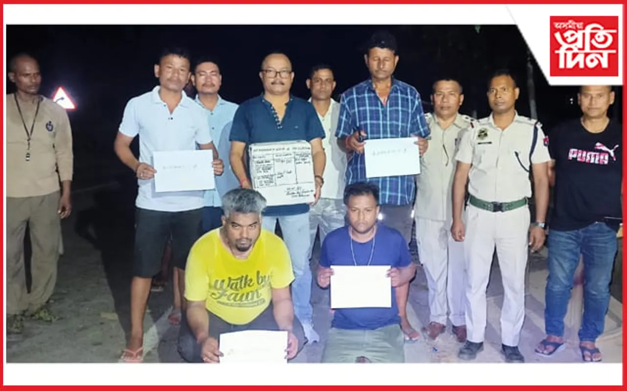 বোকাজানত নিচাজাতীয় সামগ্ৰী জব্দ 