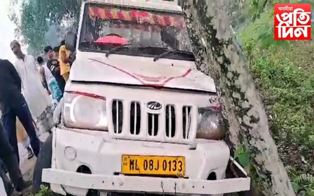 মানকাচৰত চোৰাং গৰুভৰ্তি বাহনৰ খুন্দাত থিতাতে নিহত এগৰাকী মহিলা