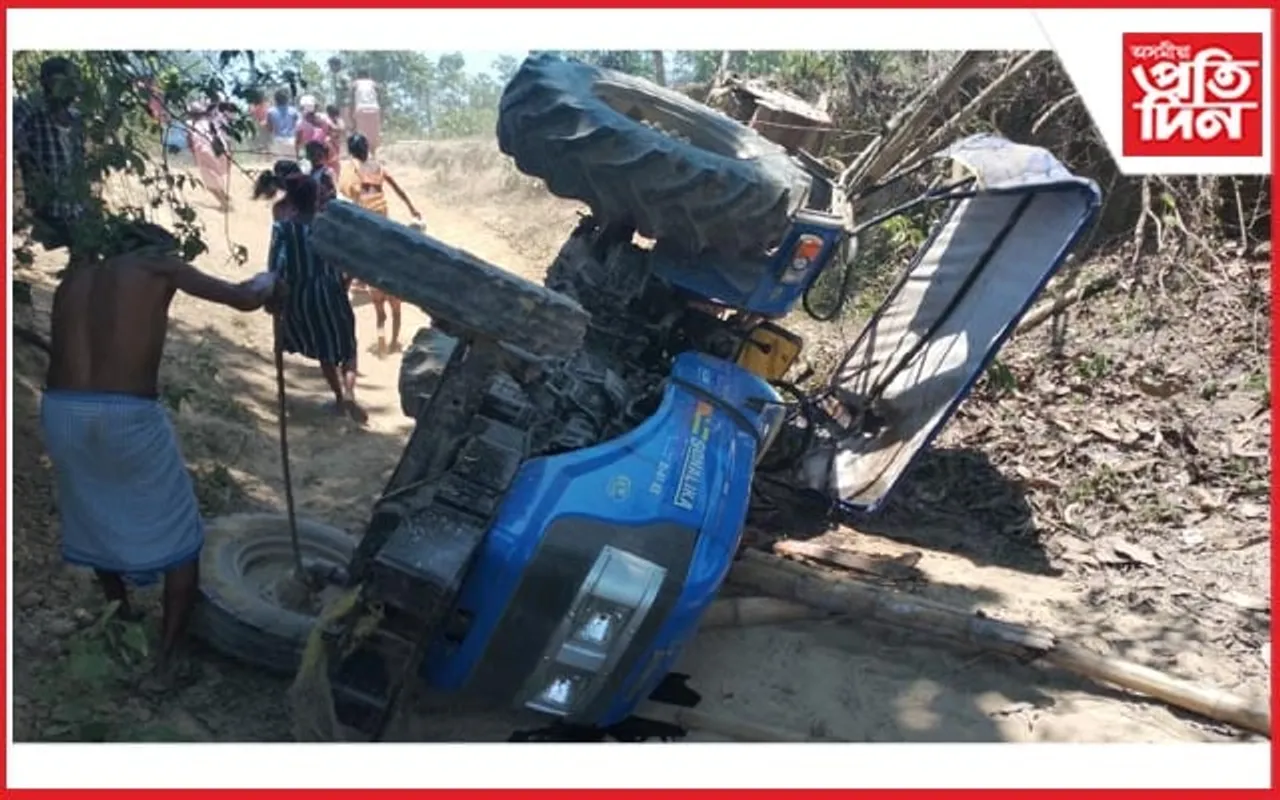  মাজবাটত টেক্টৰ দুৰ্ঘটনাত নিহত এজন...